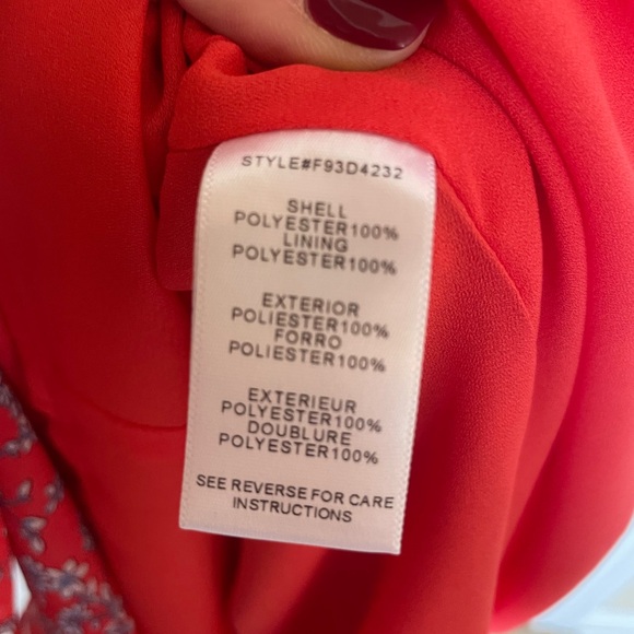 Adelyn Rae red dress sz medium - Picture 4 of 4